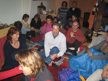 2005 December - Meditation and blessings at Tibetian meditation centre near Trinie's home at mal2.jpg